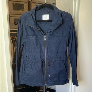 Old Navy Zip Utility Jacket with Drawstring Waist